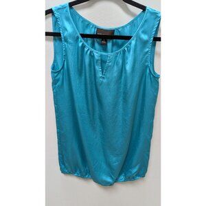 Dana Buchman Turquoise Sleeveless Shell Blouse